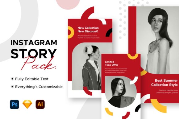 Download Instagram Story Fashion Template - Fashion template Collection