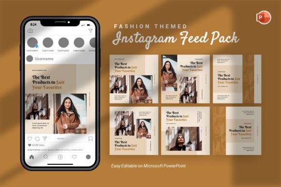 Download Instagram Feed - Fashion Template - Fashion template Collection