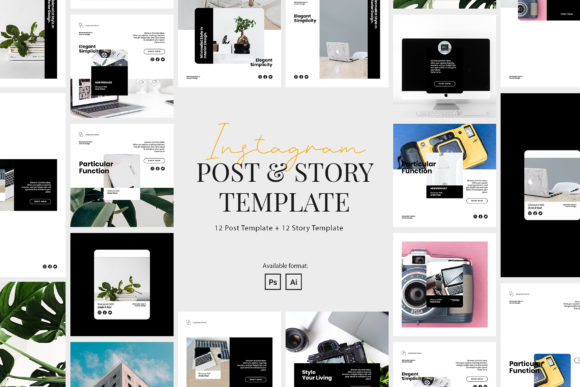 Download Elegant Business Instagram Post &amp; Story - Elegant Collection