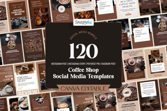 Download Free Coffee Shop Social Media Bundle - Premium Resources